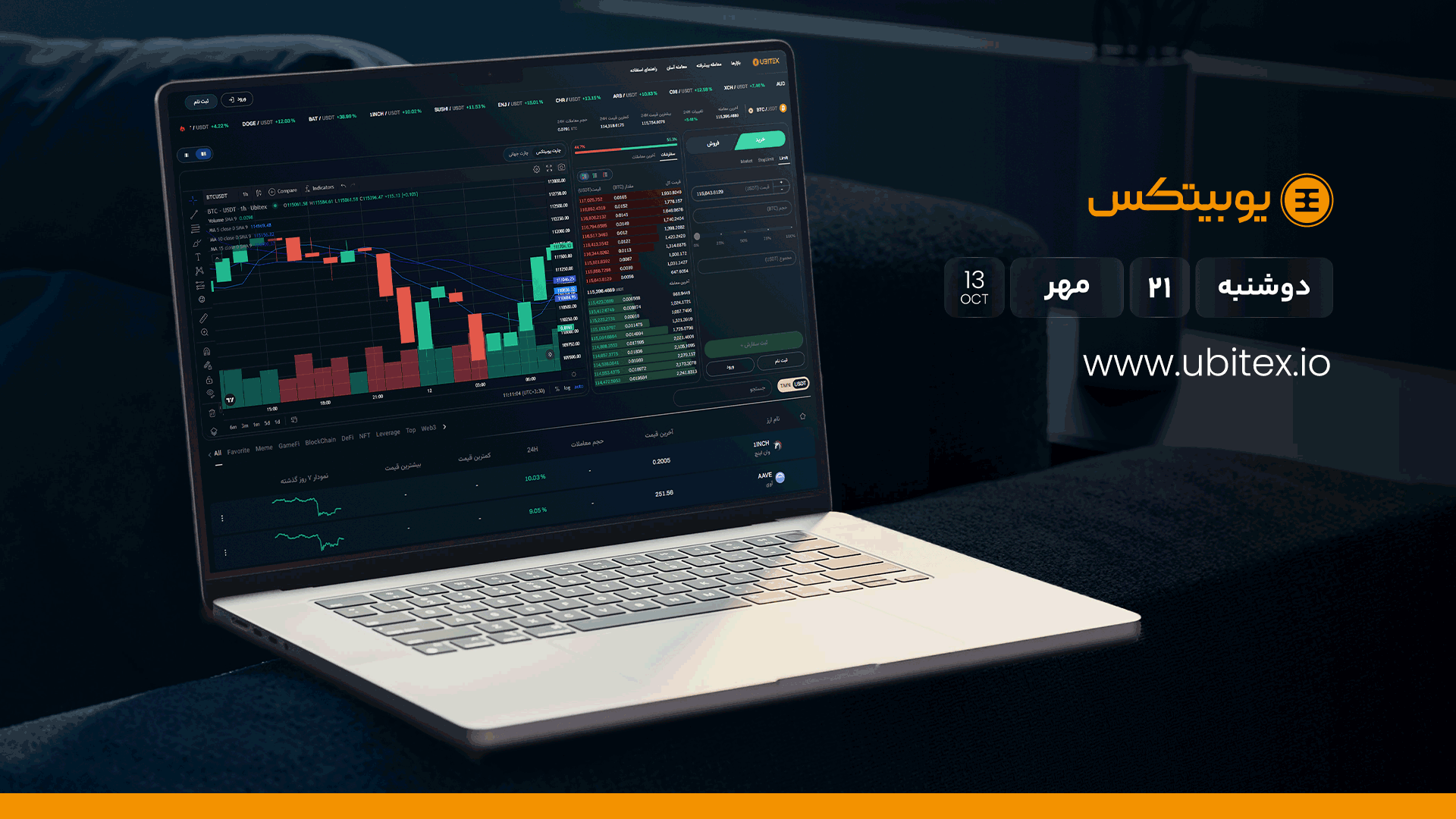 واچ‌لیست هفتگی یوبیتکس; ورود بازار کریپتو به فاز اصلاح